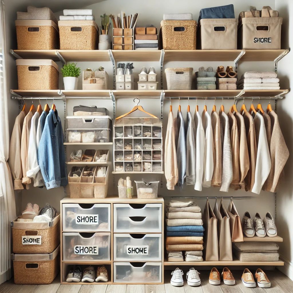 Life Hacks for Keeping Your Closets and Shelves Organized